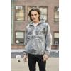 imageMembers Only Mens Printed Camo Transluscent Pullover Half Zip Layering JacketArmy Green