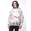 imageMembers Only Mens Printed Camo Transluscent Pullover Half Zip Layering JacketMaze Camo