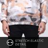imageMembers Only Mens Printed Camo Transluscent Pullover Half Zip Layering JacketMaze Camo