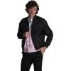 imageMembers Only Mens Windbreaker Packable Jacket Waterproof Rain Jacket Men Lightweight for Golf Cycling Fishing Hiking GearBlack