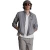 imageMembers Only Mens Windbreaker Packable Jacket Waterproof Rain Jacket Men Lightweight for Golf Cycling Fishing Hiking GearLight Grey