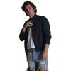 imageMembers Only Mens Windbreaker Packable Jacket Waterproof Rain Jacket Men Lightweight for Golf Cycling Fishing Hiking GearNavy