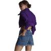 imageMembers Only Mini Cropped Jacket Women Trendy Racer JacketPurple