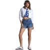 imageMembers Only Mini Cropped Jacket Women Trendy Racer JacketWhite