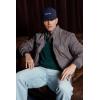 imageMembers Only Original Iconic Racer Jacket for Men  Slim Fit Grey