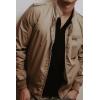 imageMembers Only Original Iconic Racer Jacket for Men  Slim Fit Khaki