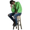 imageMembers Only Original Iconic Racer Jacket for Men  Slim Fit Lime Green