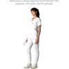 imageMembers Only Siena Double Chest ampamp Pouch Pocket Medical Scrub Top for Women Hospital UniformWhite