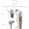 imageMembers Only Siena Double Chest ampamp Pouch Pocket Medical Scrub Top for Women Hospital UniformWhite