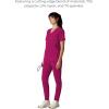 imageMembers Only Siena Double Chest ampamp Pouch Pocket Medical Scrub Top for Women Hospital UniformWine