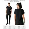 imageMembers Only Womens Bari Scrub Top with 1 Pocket Hospital UniformBlack