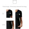 imageMembers Only Womens Bari Scrub Top with 1 Pocket Hospital UniformBlack