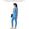 imageMembers Only Womens Bari Scrub Top with 1 Pocket Hospital UniformCeil Blue