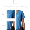 imageMembers Only Womens Bari Scrub Top with 1 Pocket Hospital UniformCeil Blue