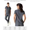 imageMembers Only Womens Bari Scrub Top with 1 Pocket Hospital UniformGraphite
