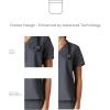 imageMembers Only Womens Bari Scrub Top with 1 Pocket Hospital UniformGraphite