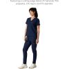 imageMembers Only Womens Bari Scrub Top with 1 Pocket Hospital UniformNavy