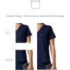 imageMembers Only Womens Bari Scrub Top with 1 Pocket Hospital UniformNavy
