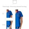 imageMembers Only Womens Bari Scrub Top with 1 Pocket Hospital UniformRoyal Blue