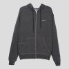 imageMembers Only Womens Brooklyn ZipUp Oversized HoodieCharcoal