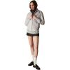 imageMembers Only Womens Classic Iconic Racer Jacket  Spring Jackets for Women  Slim Fit  Womens Jacket  Bomber Jacket WomensLight Grey
