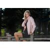 imageMembers Only Womens Classic Iconic Racer Jacket  Spring Jackets for Women  Slim Fit  Womens Jacket  Bomber Jacket WomensLight Pink