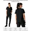 imageMembers Only Womens Cordoba VNeck Scrub Top with 5 Pocket  Medical Scrubs  Hospital Uniform Black