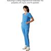 imageMembers Only Womens Cordoba VNeck Scrub Top with 5 Pocket  Medical Scrubs  Hospital Uniform Ceil Blue