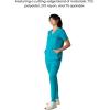 imageMembers Only Womens Cordoba VNeck Scrub Top with 5 Pocket  Medical Scrubs  Hospital Uniform Teal