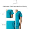 imageMembers Only Womens Cordoba VNeck Scrub Top with 5 Pocket  Medical Scrubs  Hospital Uniform Teal