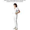 imageMembers Only Womens Cordoba VNeck Scrub Top with 5 Pocket  Medical Scrubs  Hospital Uniform White