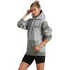 imageMembers Only Womens Drew Colorblock Oversized Hooded SweatshirtAsh