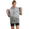 imageMembers Only Womens Drew Colorblock Oversized Hooded SweatshirtAsh