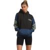 imageMembers Only Womens Drew Colorblock Oversized Hooded SweatshirtCharcoal