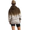 imageMembers Only Womens Emerson Ombre Hooded Oversized SweatshirtSand