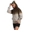 imageMembers Only Womens Emerson Ombre Hooded Oversized SweatshirtSand