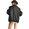 imageMembers Only Womens Faux Leather Iconic Racer JacketBlack