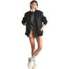imageMembers Only Womens Faux Leather Iconic Racer JacketBlack