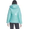 imageMembers Only Womens HiShine Chevron Quilt Puffer Jacket with Looney Tunes Mashup Print LiningMint