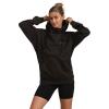 imageMembers Only Womens Jayden Colorblock Oversized Hooded SweatshirtCharcoal