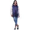 imageMembers Only Womens Long Satin Twill Jacket with HoodNavy