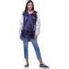 imageMembers Only Womens Long Satin Twill Jacket with HoodNavy