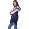 imageMembers Only Womens Long Satin Twill Jacket with HoodNavy