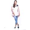imageMembers Only Womens Long Satin Twill Jacket with HoodWhite