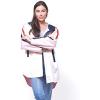imageMembers Only Womens Long Satin Twill Jacket with HoodWhite