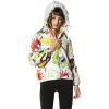 imageMembers Only Womens Nickelodeon Snorkel Bomber Jacket  Zip Closure  Lightweight White Large