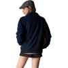 imageMembers Only Womens Oversized Iconic Racer Sweater Full Zip Mens Sweaters CardiganNavy