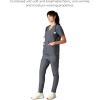 imageMembers Only Womens Palermo Scrub Top with 4 Pocket  Hospital UniformGraphite