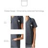 imageMembers Only Womens Palermo Scrub Top with 4 Pocket  Hospital UniformGraphite
