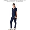 imageMembers Only Womens Palermo Scrub Top with 4 Pocket  Hospital UniformNavy